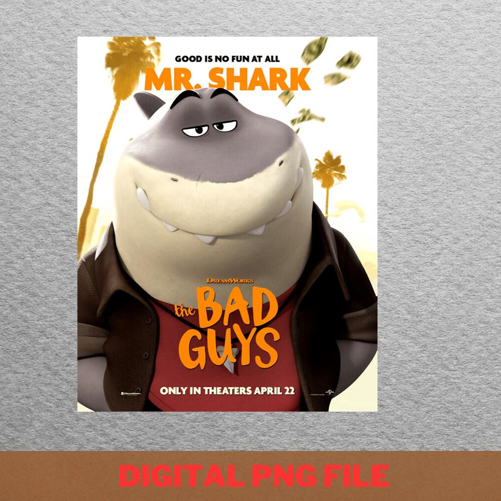 The Bad Guys Intelligence PNG, The Bad Guys PNG, Cartoon Animals Digital Png Files.jpg