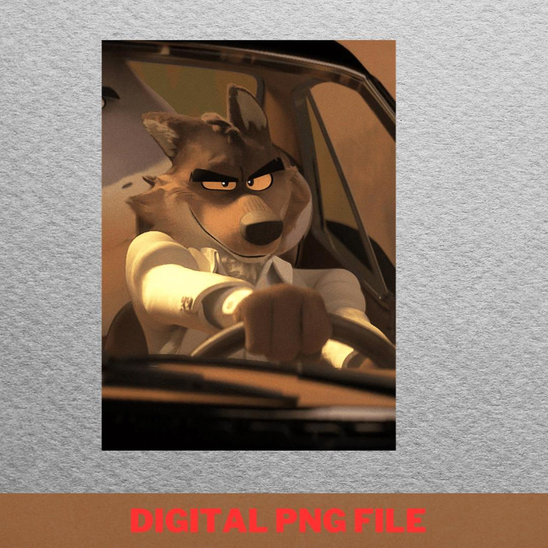 The Bad Guys Backbone PNG, The Bad Guys PNG, Cartoon Animals Digital Png Files.jpg