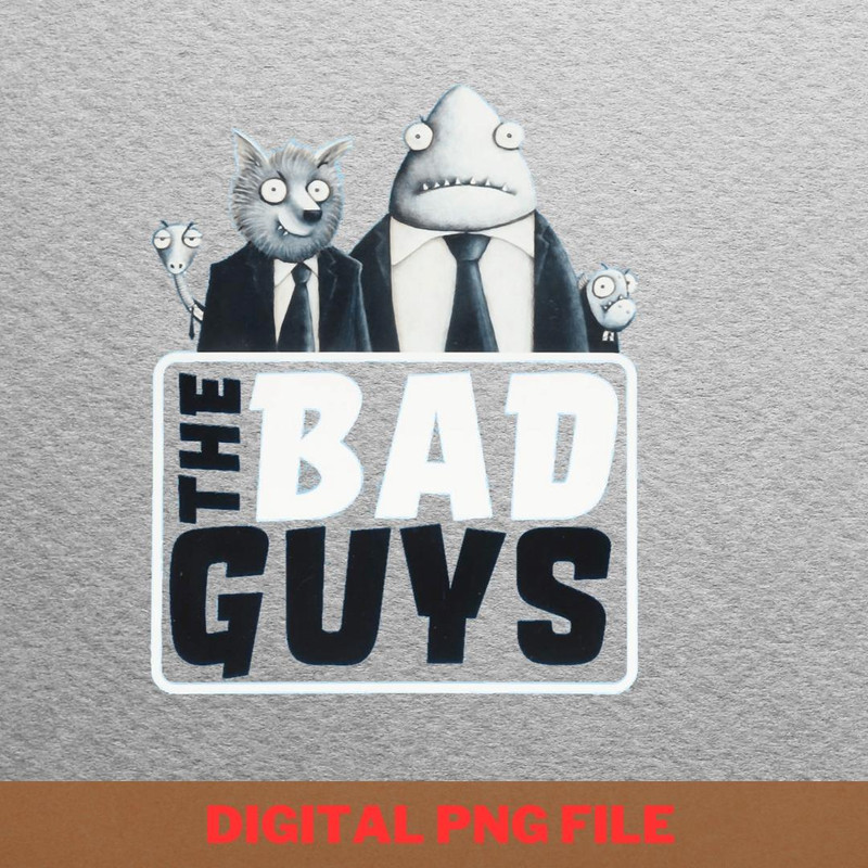 The Bad Guys Momentum PNG, The Bad Guys PNG, Cartoon Animals Digital Png Files.jpg