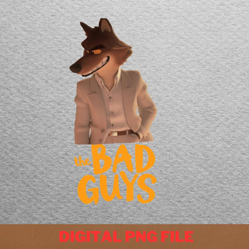 The Bad Guys Underworld PNG, The Bad Guys PNG, Cartoon Animals Digital Png Files.jpg