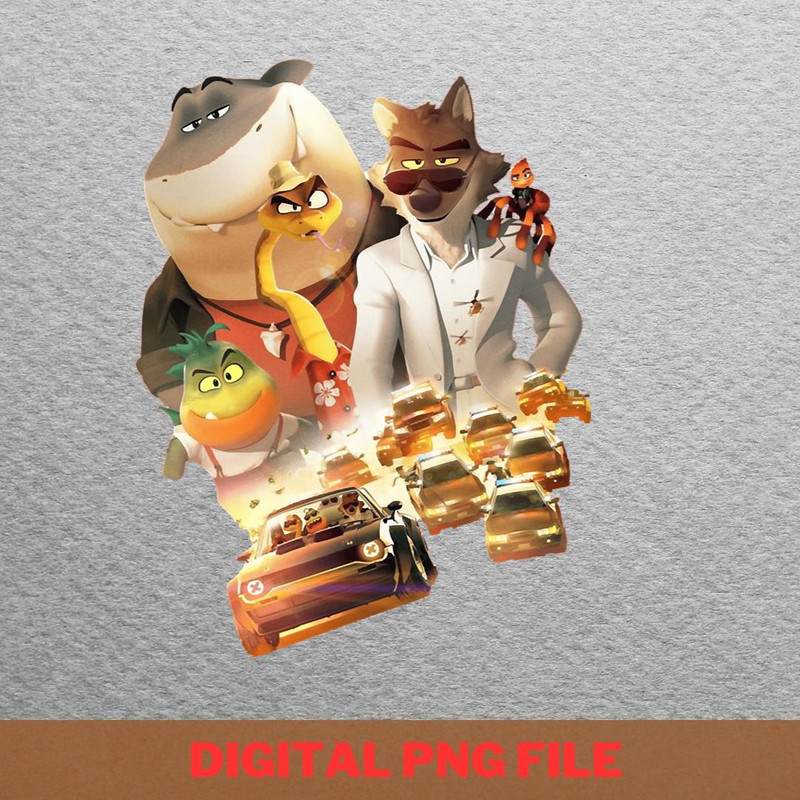 The Bad Guys Beacon PNG, The Bad Guys PNG, Cartoon Animals Digital Png Files.jpg
