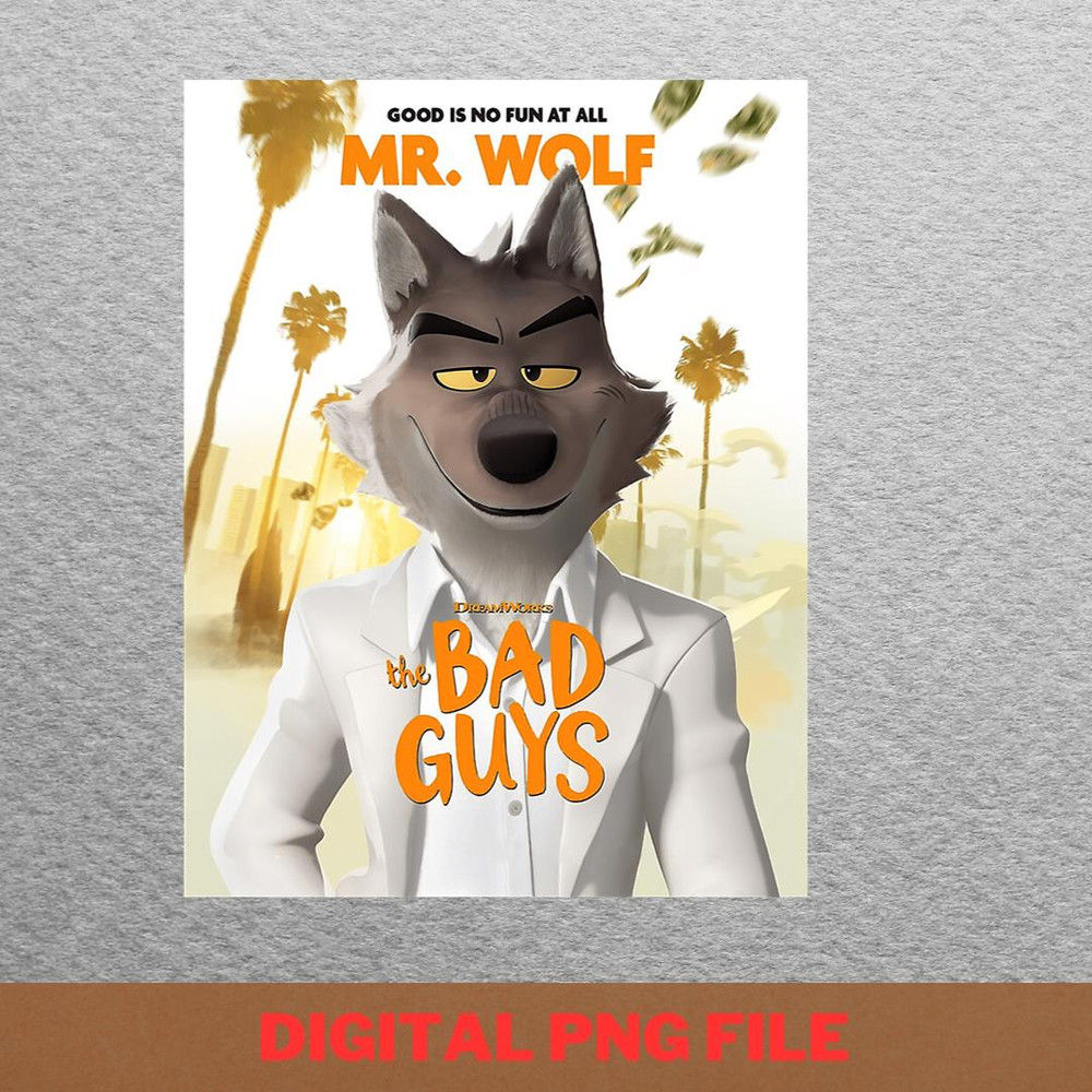 The Bad Guys Pulse PNG, The Bad Guys PNG, Cartoon Animals Digital Png Files.jpg