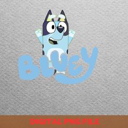 bluey happy howling png, bluey png, bluey and bingo digital png files