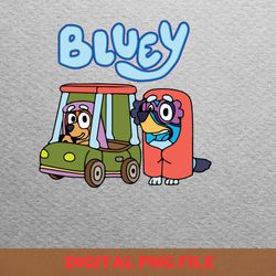 bluey joyful barks png, bluey png, bluey and bingo digital png files