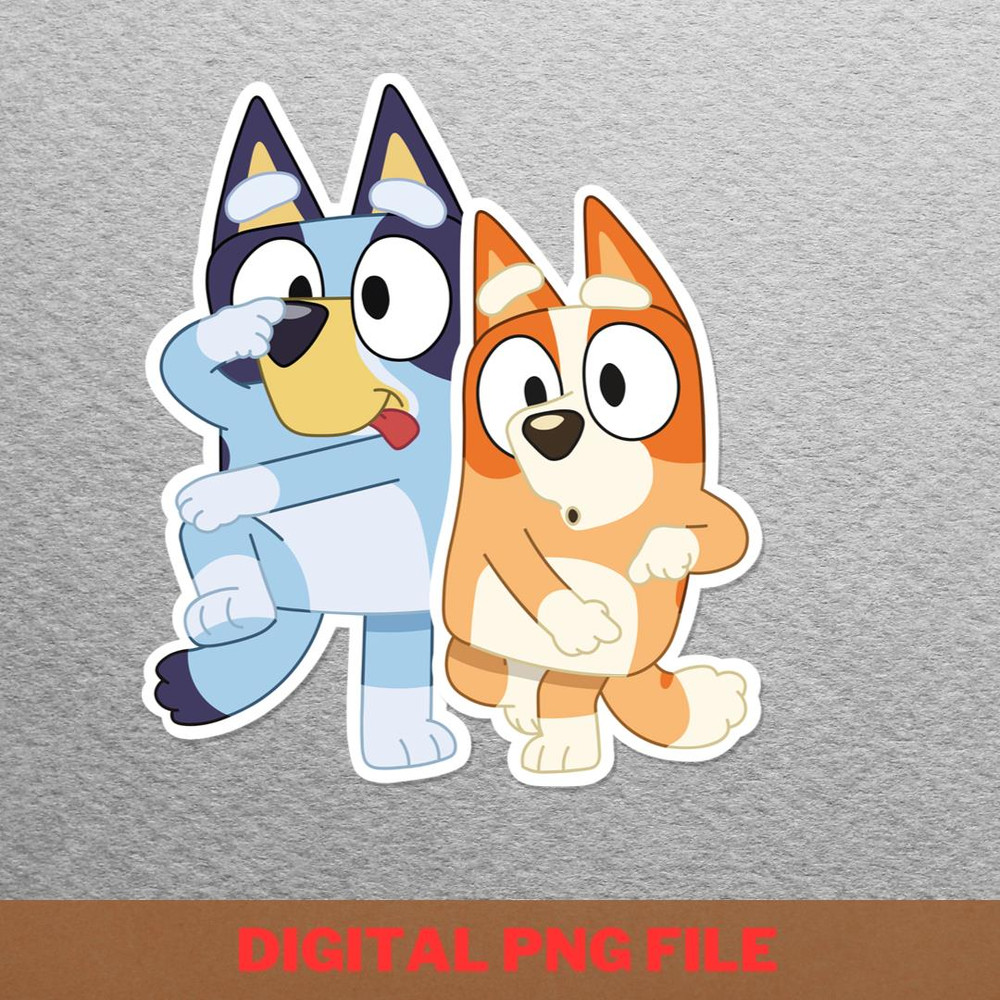 Bluey Puppy Love Moments PNG, Bluey PNG, Bluey And Bingo Digital Png Files.jpg