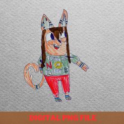 bluey wag tastic world png, bluey png, bluey and bingo digital png files
