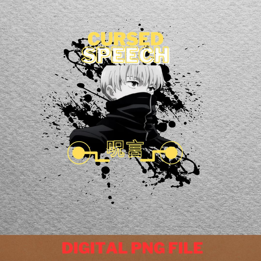 Words of Destruction Inumaki Toge Curse Speech PNG, Inumaki Toge PNG.jpg