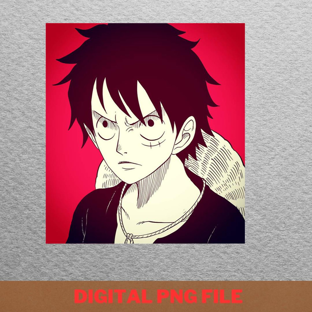 Monkey D. Luffy Shanks Admirer PNG, Monkey D Luffy PNG, One Piece Png.jpg