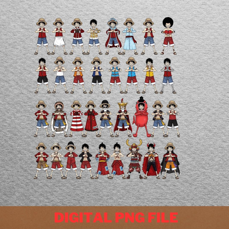 Monkey D. Luffy Sabo Brotherhood PNG, Monkey D Luffy PNG, One Piece Png.jpg
