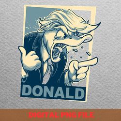 donald duck bed meme png, duck donald png, huey duck digital png