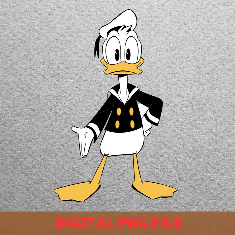 Donald Duck Head PNG, Duck Donald PNG, Huey Duck Digital Png.jpg