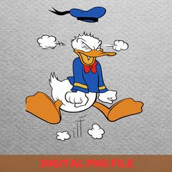 donald duck in mathmagic land png, duck donald png, huey duck digital png