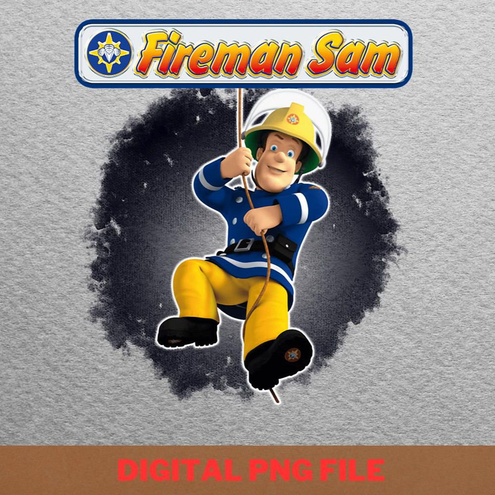 Fireman Sam Lifesaving Gear PNG, Fireman Sam PNG, Kids Tv Show Digital Png Files.jpg