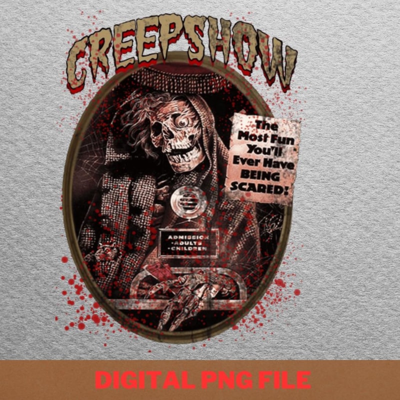 Creepshow Haunted Halls PNG, Creepshow PNG, Zombie Digital Png Files.jpg