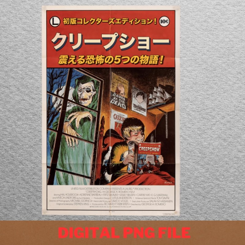 Creepshow Gory Tales PNG, Creepshow PNG, Zombie Digital Png Files.jpg