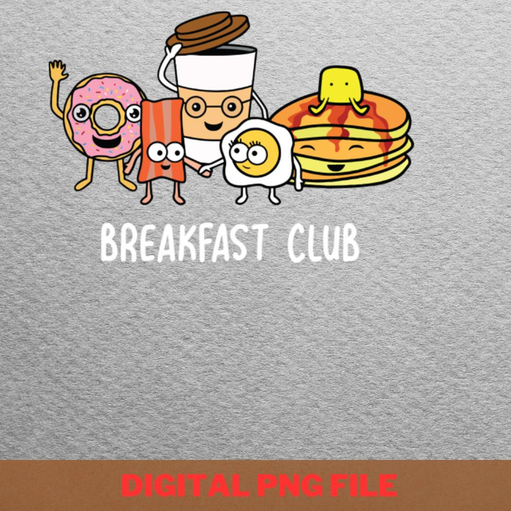 Breakfast Club Unique Friends PNG, Breakfast Club PNG, 80S Movies Digital Png Files.jpg