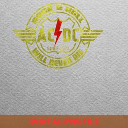 acdc classic icons png, heavy metal png, highway to hell digital png files