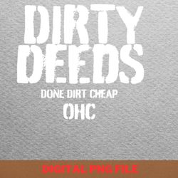 acdc dynamic rock png, heavy metal png, highway to hell digital png files