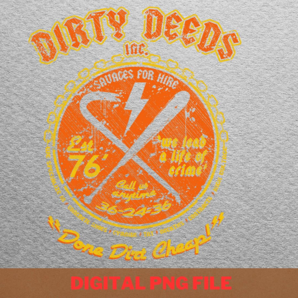 Acdc Hard Hits PNG, Heavy Metal PNG, Highway To Hell Digital Png Files.jpg