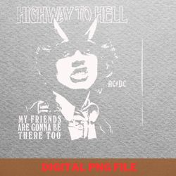 acdc metal masters png, heavy metal png, highway to hell digital png files