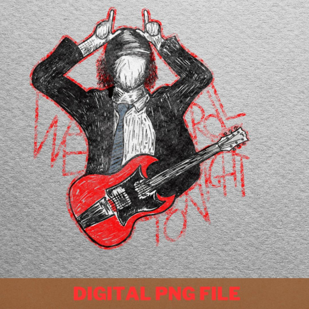 Acdc Rhythmic Beats PNG, Heavy Metal PNG, Highway To Hell Digital Png Files.jpg