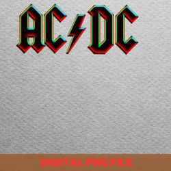 acdc rock icons png, heavy metal png, highway to hell digital png files