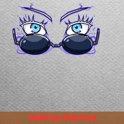 gojo jujutsu kaisen magic png, jujutsu kaisen png, gojo satoru digital png files