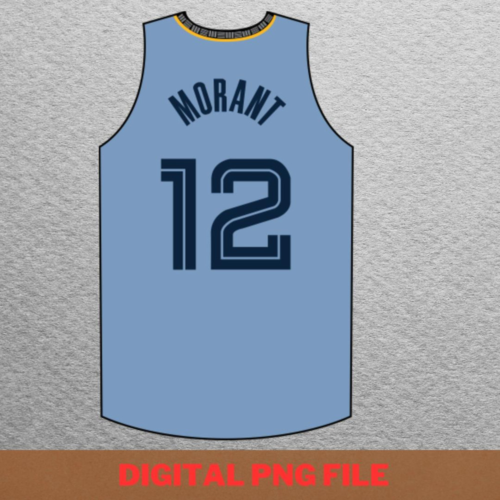 Ja Morant Force PNG, Ja Morant PNG, Basketball Player Digital Png Files.jpg