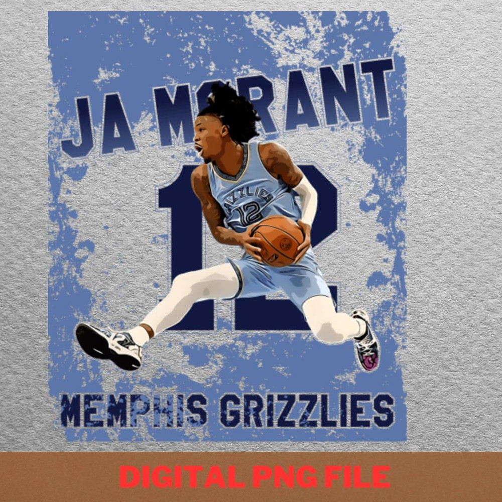 Ja Morant Victory PNG, Ja Morant PNG, Basketball Player Digital Png Files.jpg