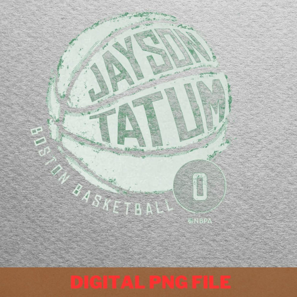 Jayson Tatum Accelerates PNG, Jayson Tatum PNG, Basketball Player Digital Png Files.jpg