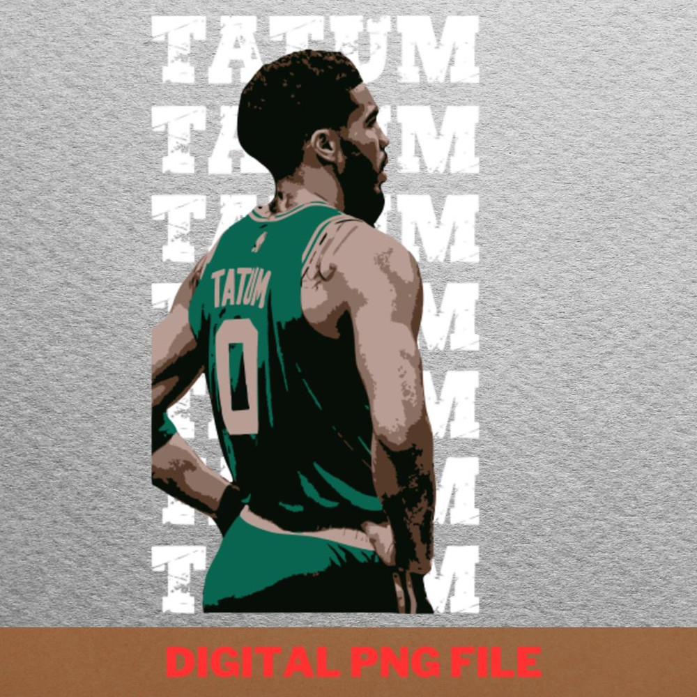 Jayson Tatum Pressures PNG, Jayson Tatum PNG, Basketball Player Digital Png Files.jpg