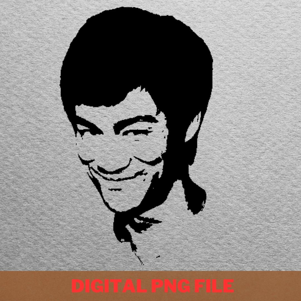 Bruce Lee Explosive PNG, Bruce Lee PNG, Kung Fu Digital Png Files.jpg