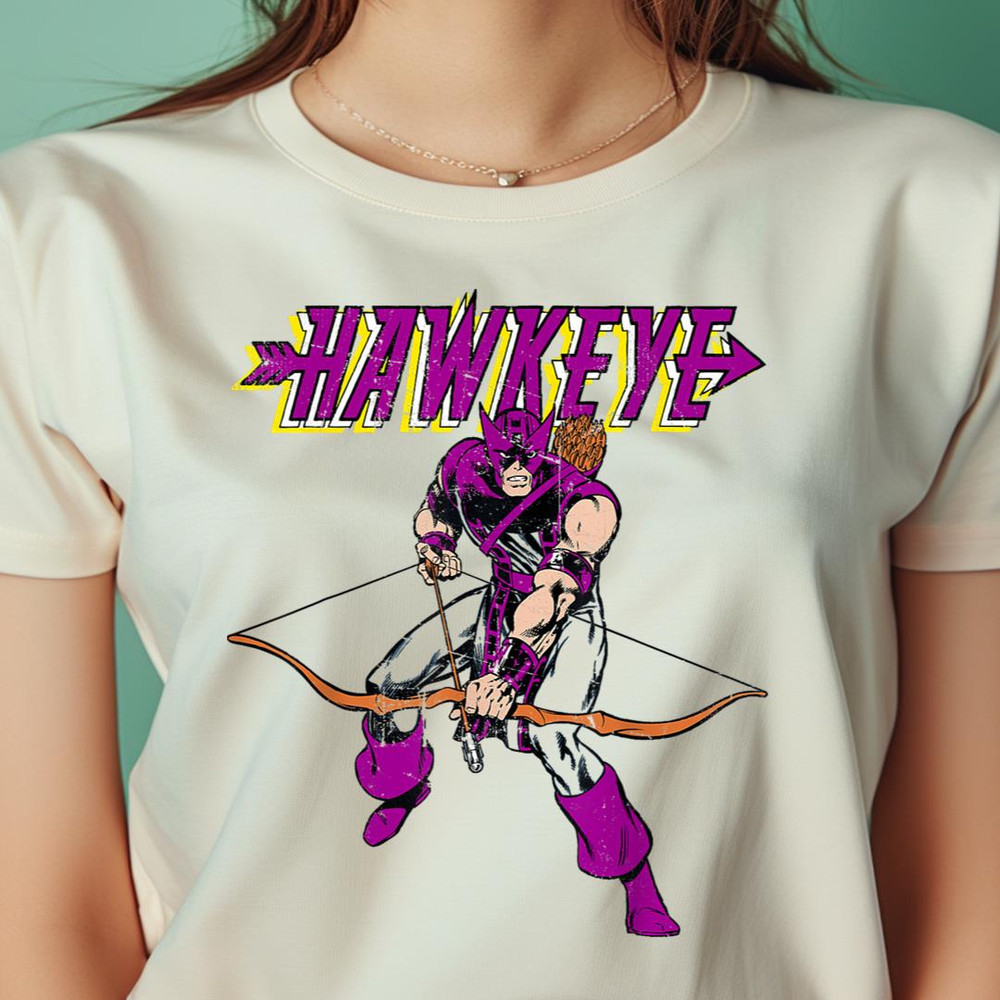 Hawkeye Retro Classic Pose Bow Arrow Graphic  PNG, Hulk PNG, She Hulk Digital Png Files.jpg