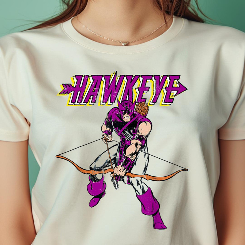 Hawkeye Retro Classic Pose Bow Arrow Graphic  PNG, Hulk PNG, She Hulk Digital Png Files.jpg
