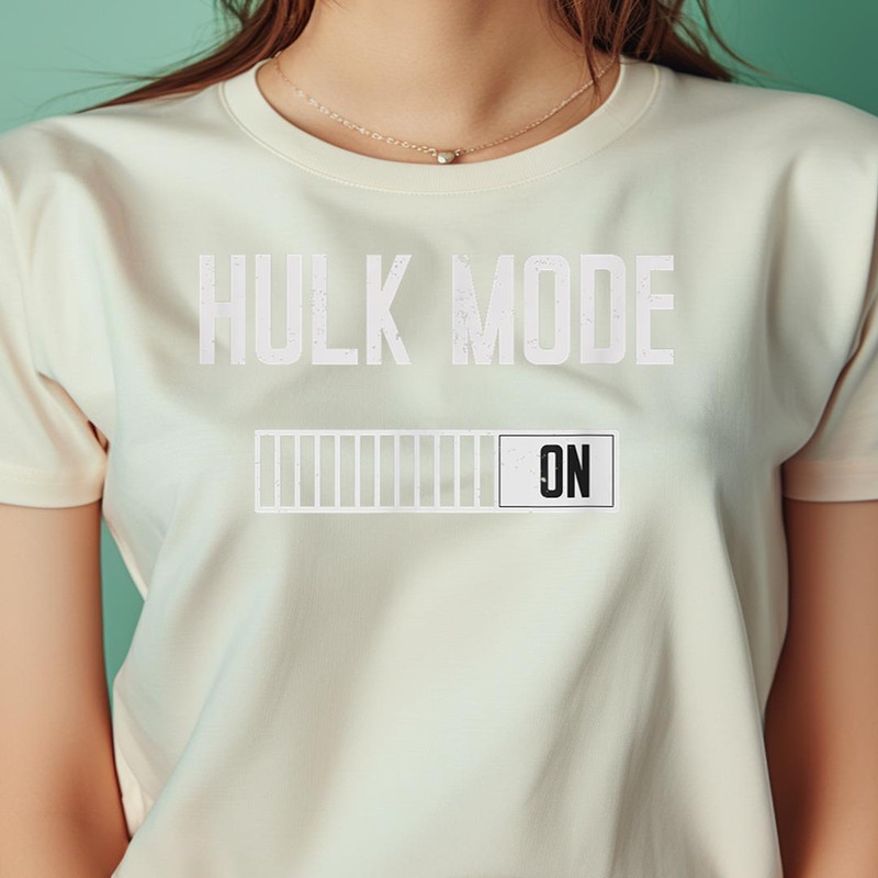 Hulk Mode On Shirt Funny Gym Weightlifting Bodybuilding PNG, Hulk PNG, She Hulk Digital Png Files.png