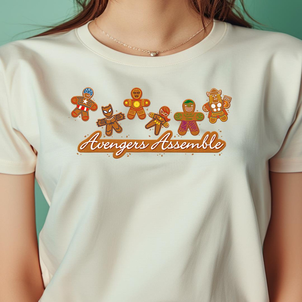 Marvel Avengers Assemble Gingerbread Cookies Holiday Premium PNG, Hulk PNG, She Hulk Digital Png Files.png