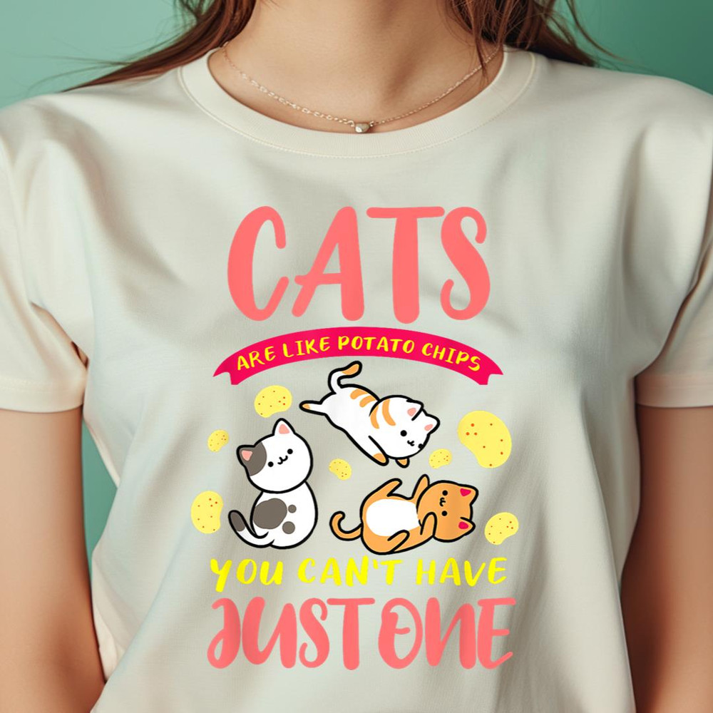 Cats Are Like Potato Chips Cat Lover PNG, Chip And Dale PNG, Crypto St Patrick Digital Png Files.jpg