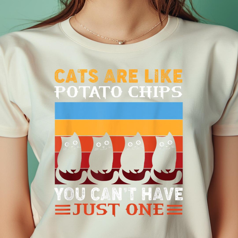 Cats Are Like Potato Chips Funny Cat Apparel PNG, Chip And Dale PNG, Crypto St Patrick Digital Png Files.jpg