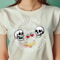 chip dippin margarita sippin funny drunk skull png, chip and dale png, crypto st patrick digital png files