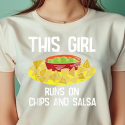 this girl runs on chips and salsa funny mexican food lover png, chip and dale png, crypto st patrick digital png files