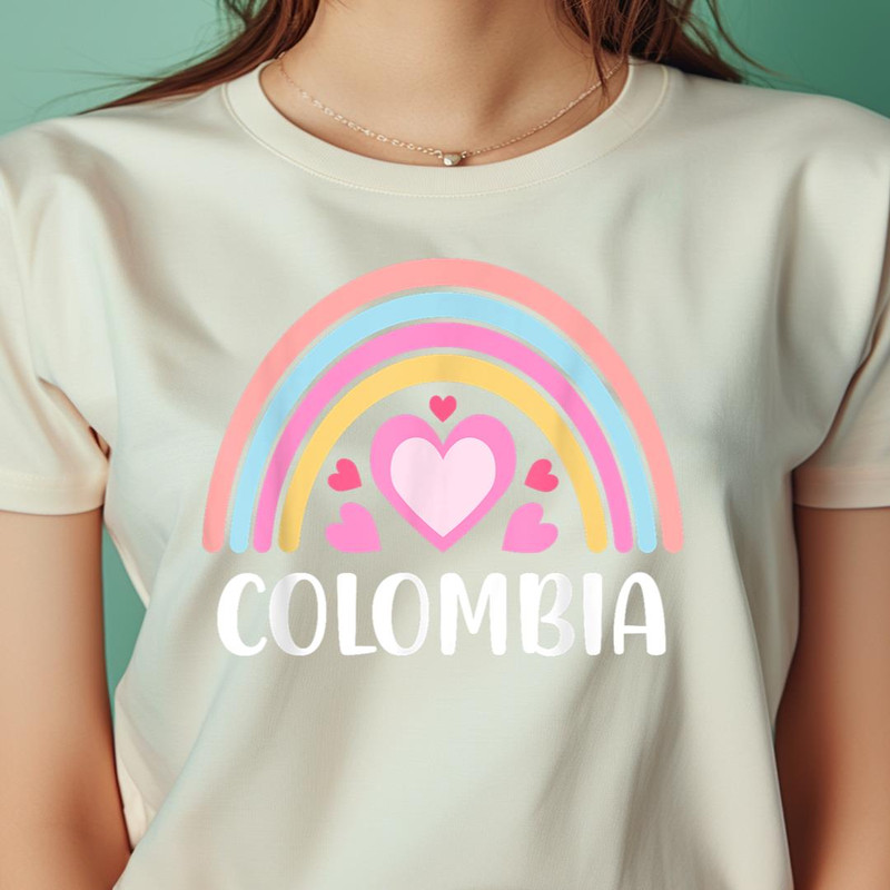 Colombia For Women Rainbow Hearts PNG, Rainbow Friends PNG, Purple Rainbow Friend Digital Png Files.jpg