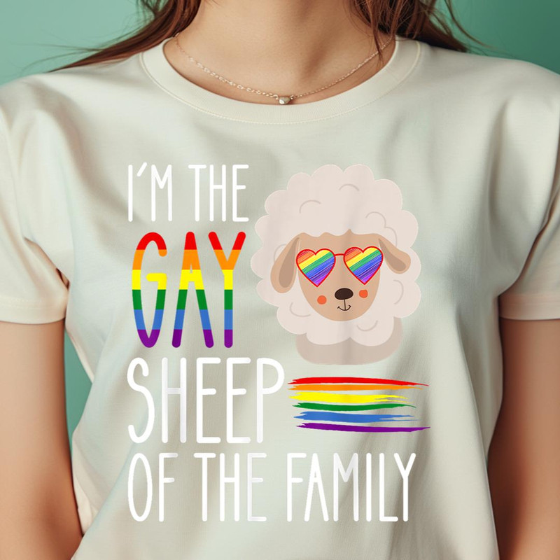 Rainbow Sheep Gay Sheep Of The Family Lgbtq Stuff Lesbian PNG, Rainbow Friends PNG, Purple Rainbow Friend Digital Png Files.jpg