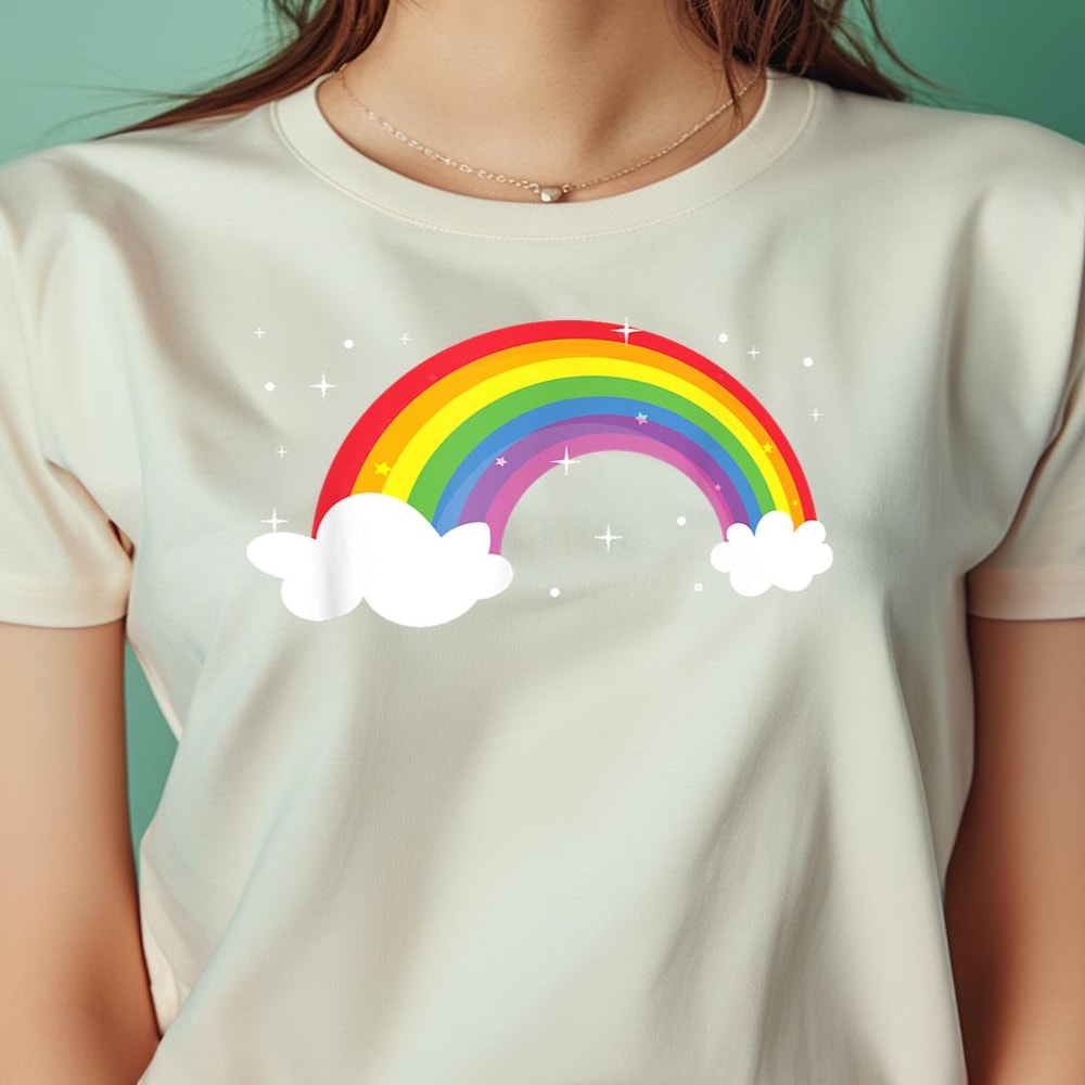 Rainbow Shiny Rainbow In The Clouds PNG, Rainbow Friends PNG, Purple Rainbow Friend Digital Png Files.jpg