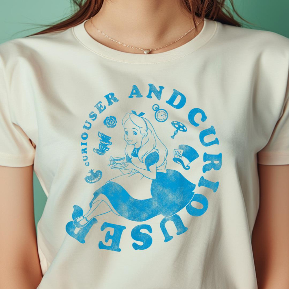 Disney Alice In Wonderland Alice Sitting Down Curious Text PNG, Winnie The Pooh PNG, Christopher Robin Digital Png Files.jpg