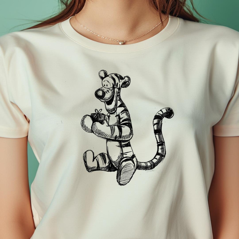 Disney Winnie The Pooh Tigger Sketch PNG, Winnie The Pooh PNG, Christopher Robin Digital Png Files.jpg