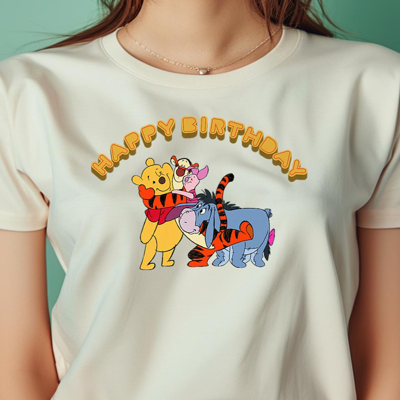 Happy Birthday From Winnie The Pooh And Friends PNG, Winnie The Pooh PNG, Christopher Robin Digital Png Files.jpg