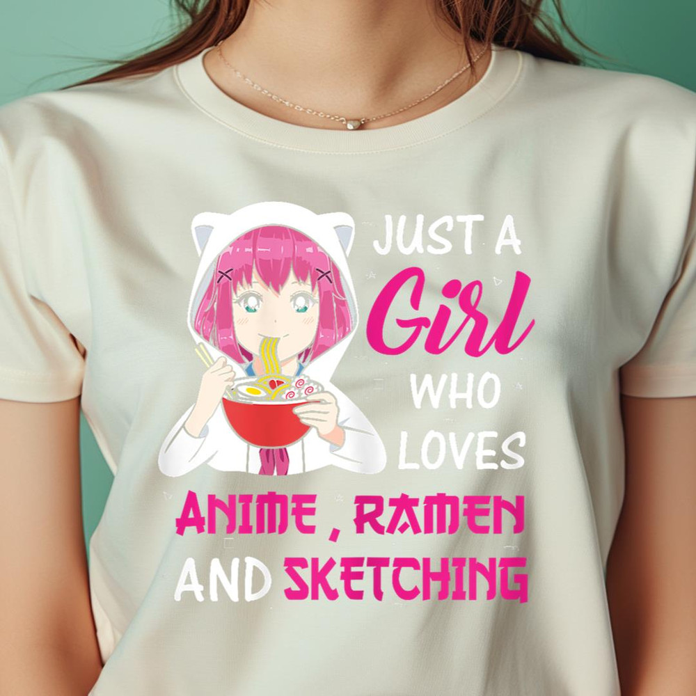 Just A Girl Who Ramen And Sketching PNG, The Powerpuff Girls PNG, Cartoon Network Digital Png Files.jpg