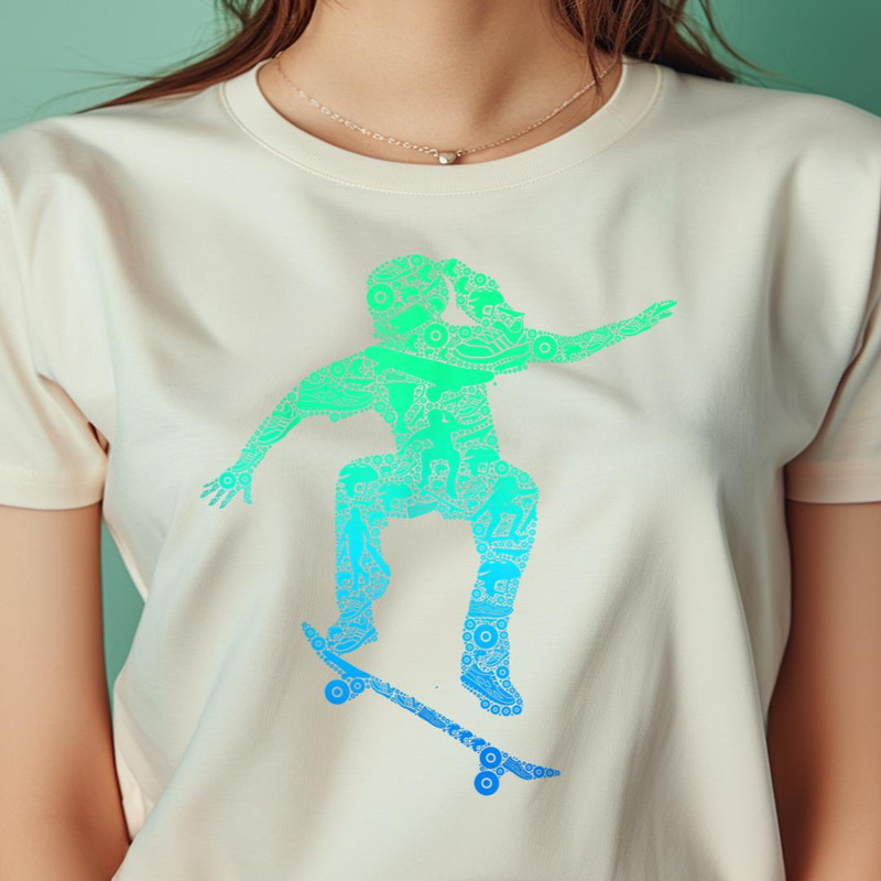 Skater Girl Skateboarder Girl Skateboarding PNG, The Powerpuff Girls PNG, Cartoon Network Digital Png Files.jpg