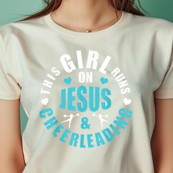 this girl runs on jesus and cheerleading png, the powerpuff girls png, cartoon network digital png files