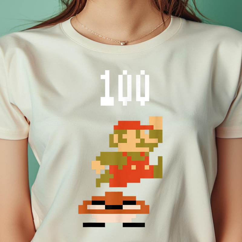 Nintendo Super Mario 8-Bit Goomba Jump 100 Points PNG, Super Mario PNG, Mario Bros Digital Png Files.jpg